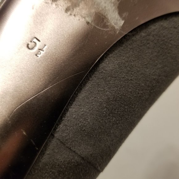 Gray Suede Almond Pointed Toe Stiletto Heels Pumps Charles by Charles David - Picture 10 of 10